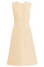 Kasi A-line Dress with Jewel Neckline