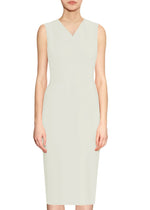 CaeliNYC Kateri V-Neckline White Sheath Dress