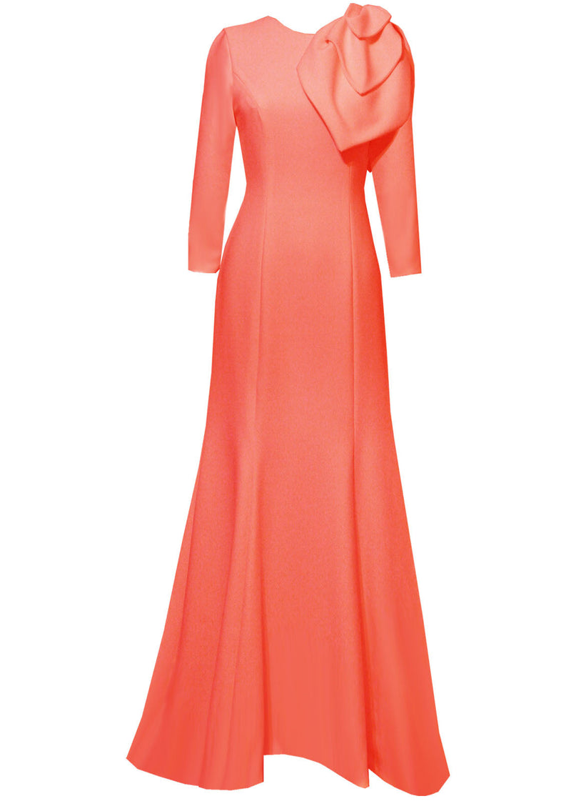 Lilinoe Fuchsia Modest Gown
