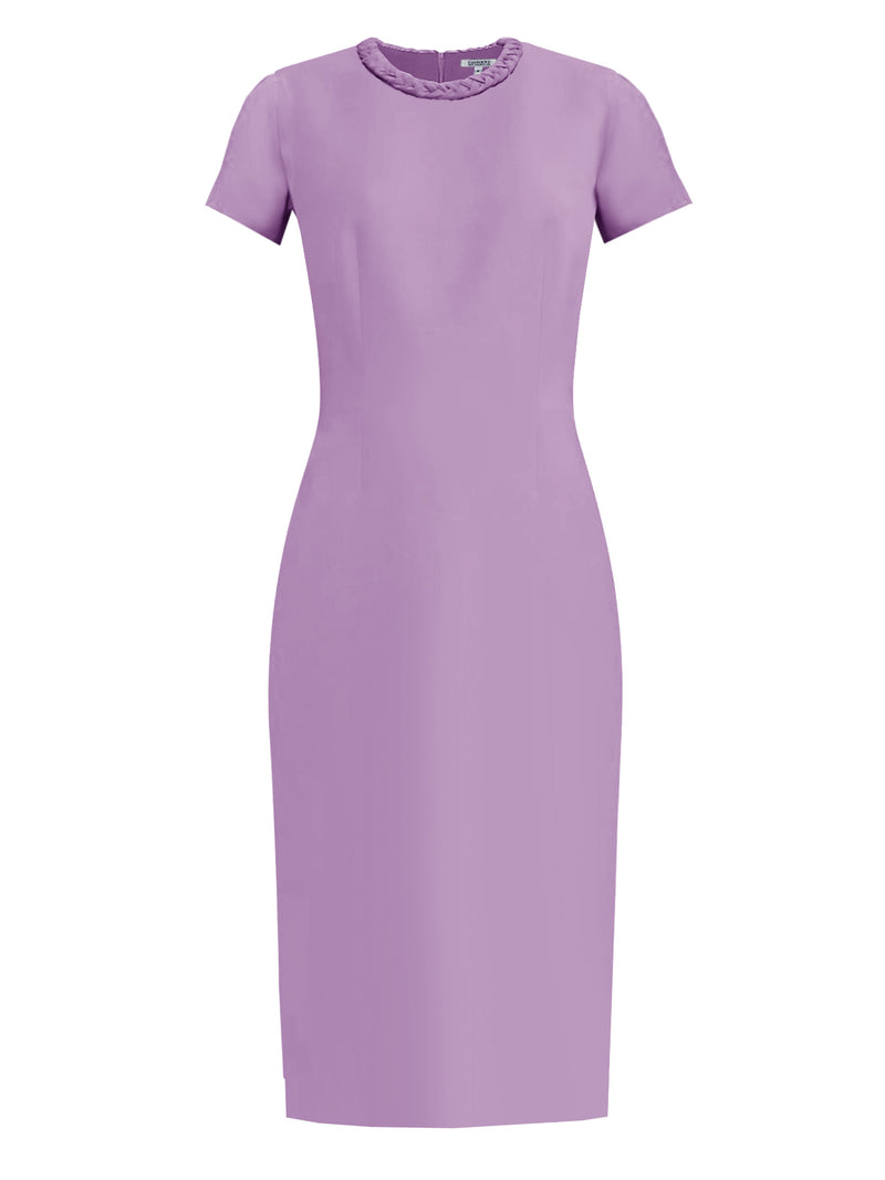 purple sheath dress CaeliNYC Manhasset Sheath Dress with Sleeves More Colors – CaeliNYC®