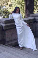 modest wedding gown