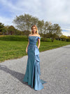 Valentina Gown with Pleated Bodice